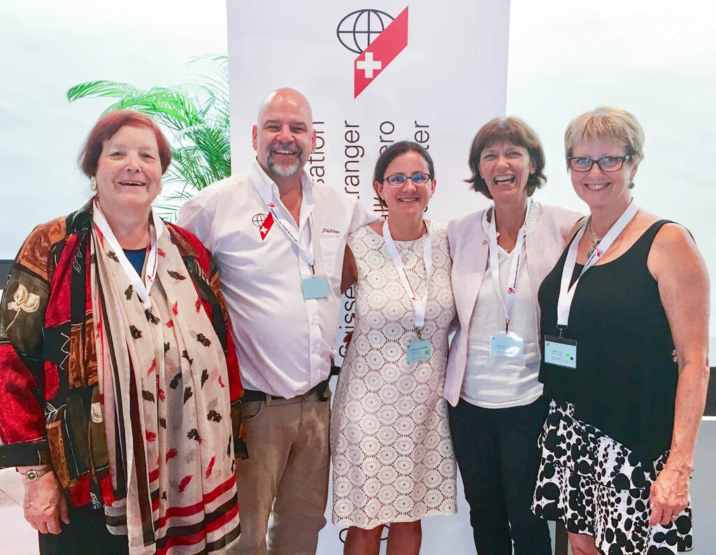 The Organization of the Swiss Abroad Canadian delegates to the 96th Congress of the Swiss Abroad in Visp
